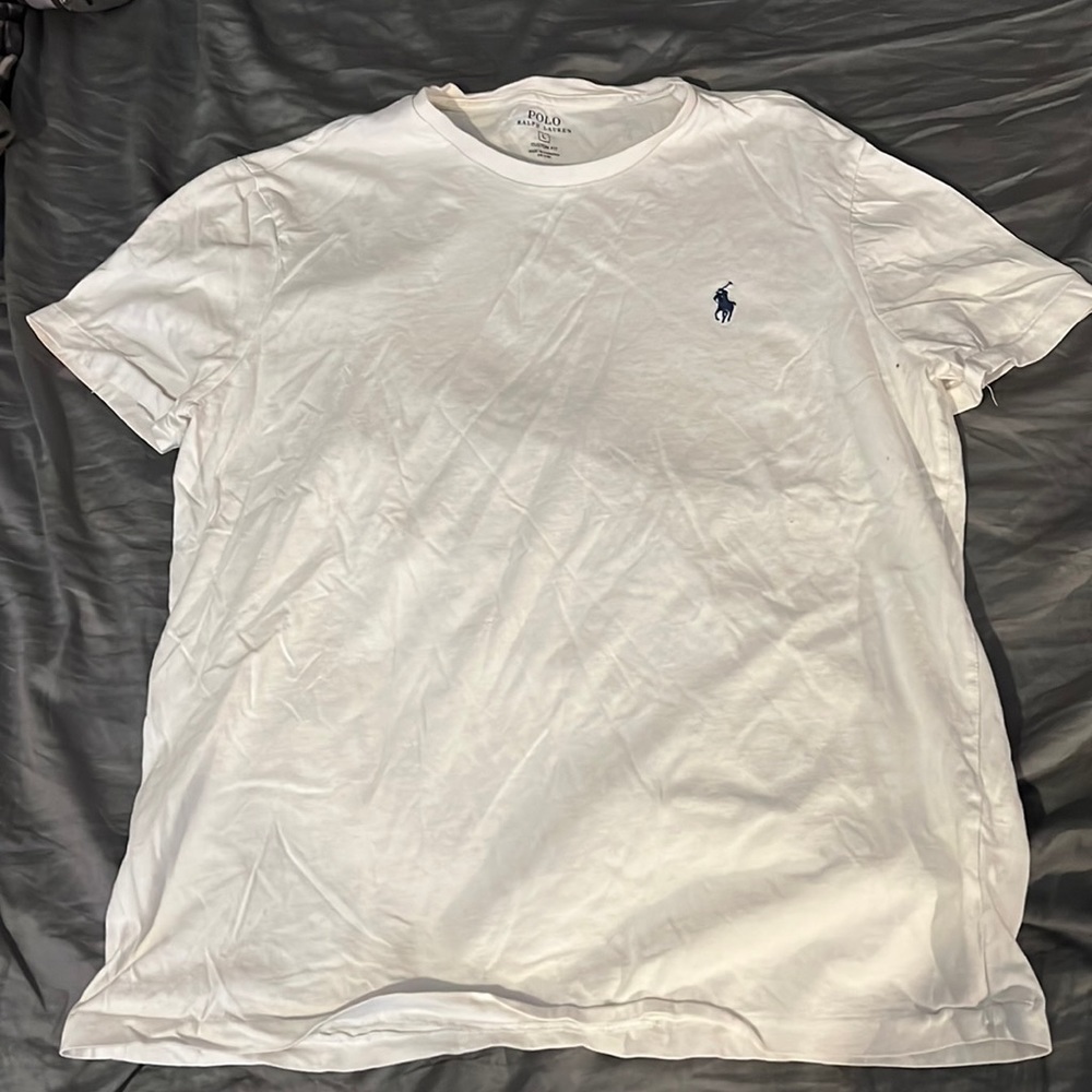 White, Polo by Ralph Lauren, size large